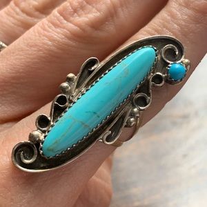 Turquoise ring vintage